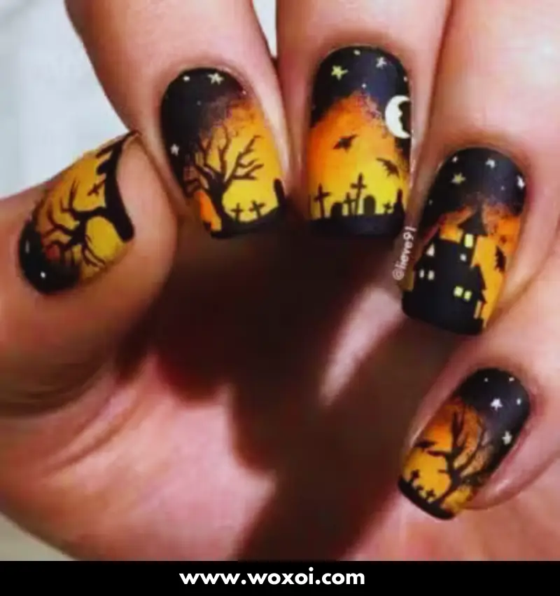 Halloween Nail Art 