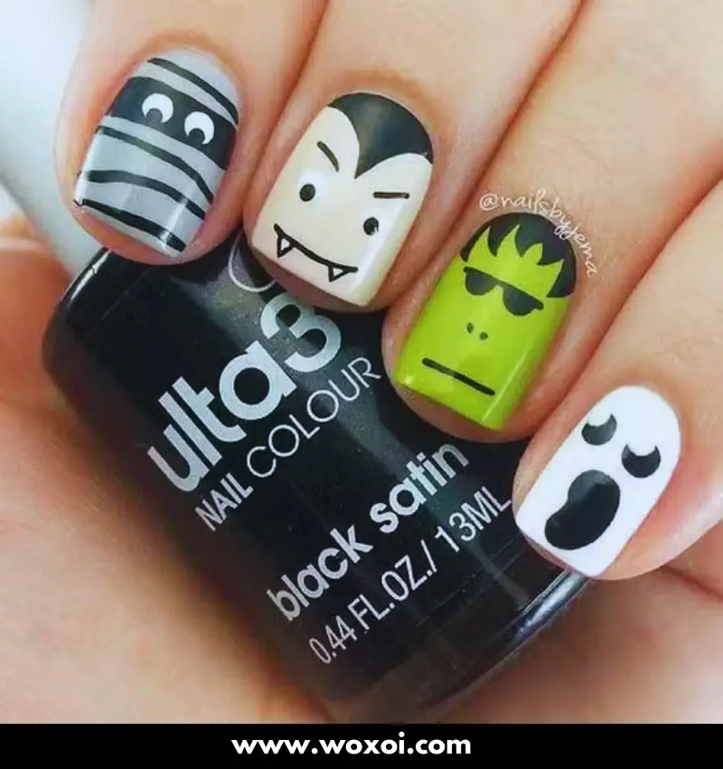 Halloween Nail Art 