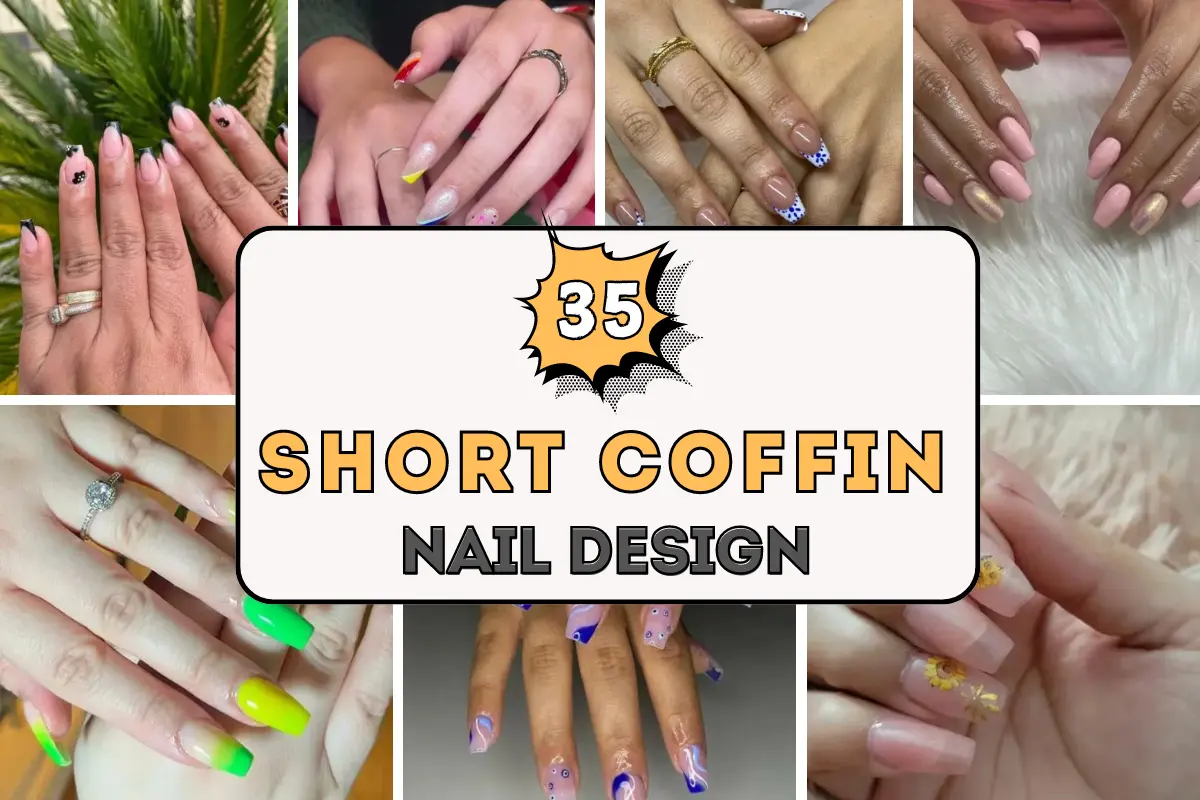 35 Cute Summer Short Coffin Nails